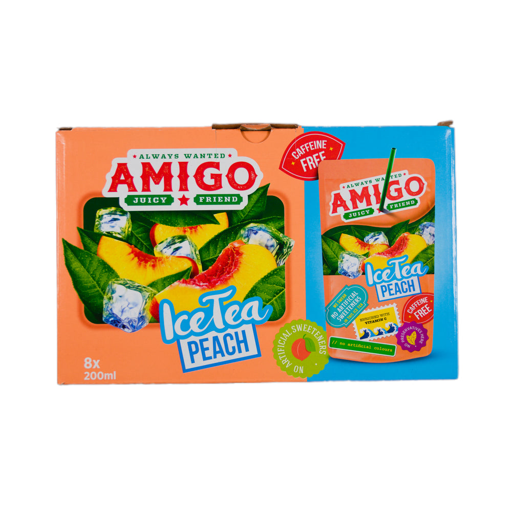 Amigo Ice Tea Peach 8 x 200ml