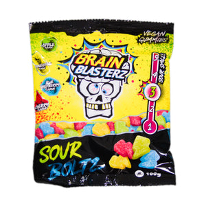 Brain Blasterz Hard Candy Super Sour 100g