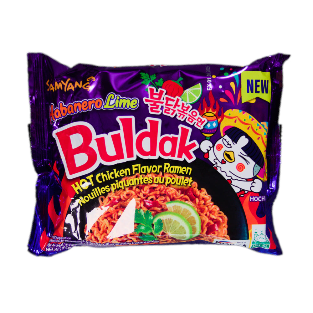 Samyang Buldak Hot Chicken Habanero Lime Flavour Ramen 140g