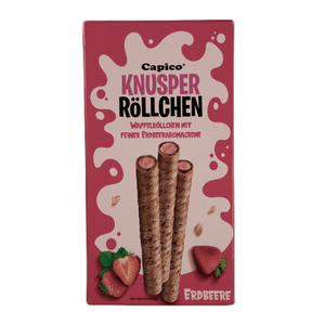 Capico Knusper Röllchen Erdbeere 75g