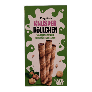 Capico Knusper Röllchen Haselnuss 75g