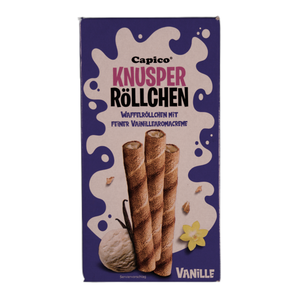 Capico Knusper Röllchen Vanille 75g