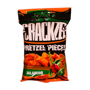 Crackzel Pretzel Pieces Jalapeno 85g