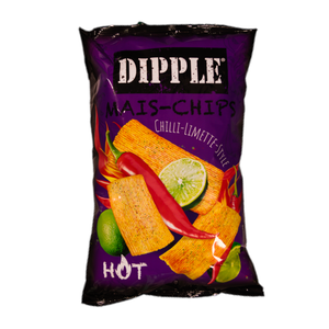 Dipple Mais-Chips Chilli Limette 90g