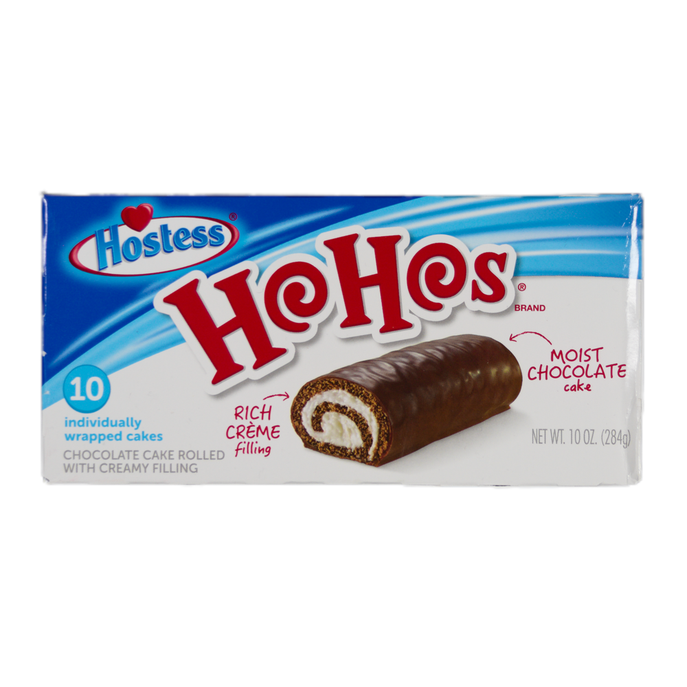 Hostess Ho Hos Chocolate Cake With Creamy Filling 10-Pack 284g [MHD 26.03.2025]