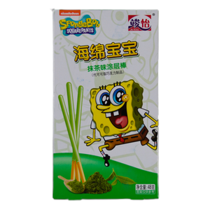 Junyi Spongebob Squarepants Matcha Flavor Sticks 48g [MHD 12.11.2024]