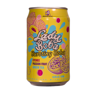 Madam Hong Lady Boba Bursting Boba Lychee Passion Fruit Green Tea 320ml