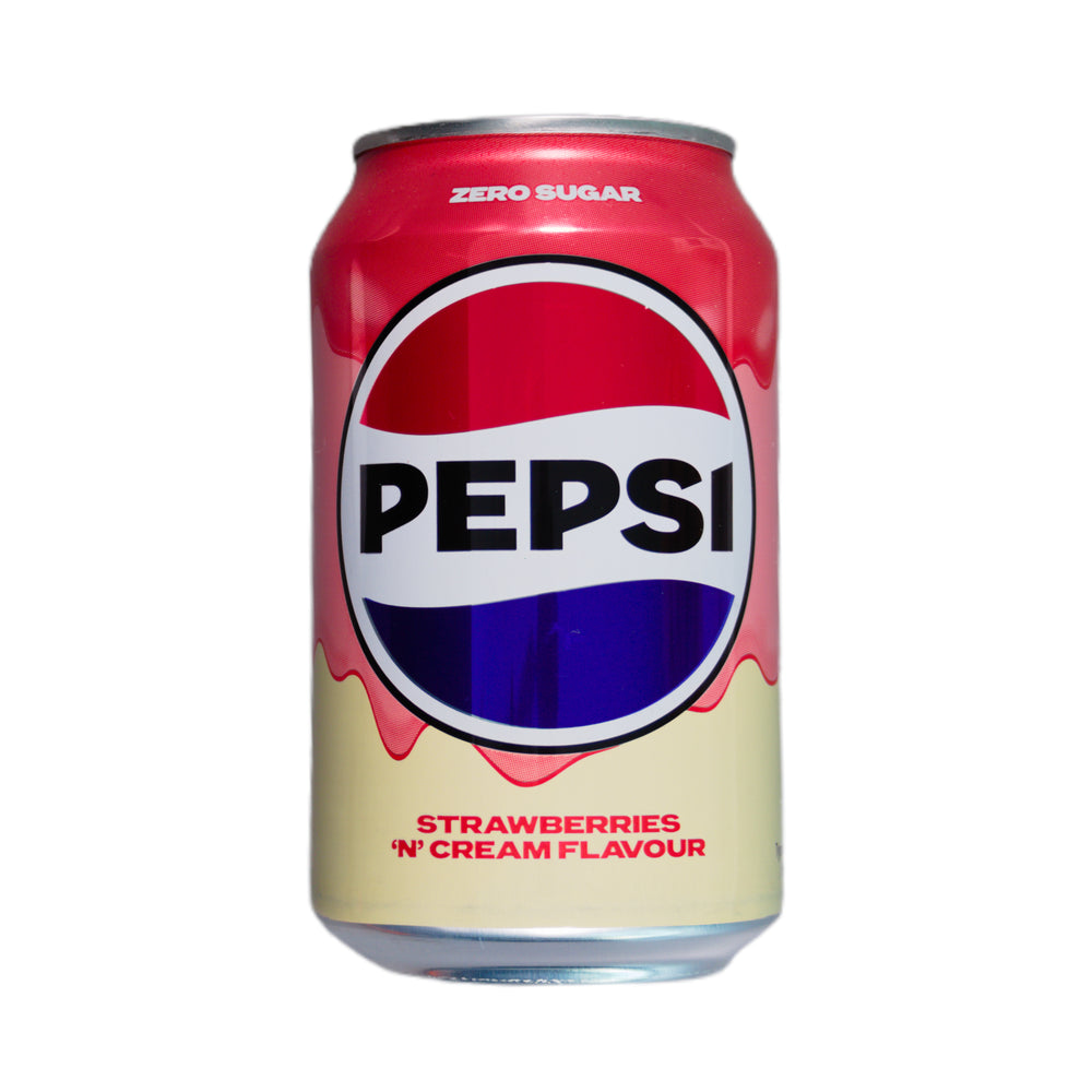 Pepsi Strawberries 'n Cream Flavour Zero Sugar 330ml
