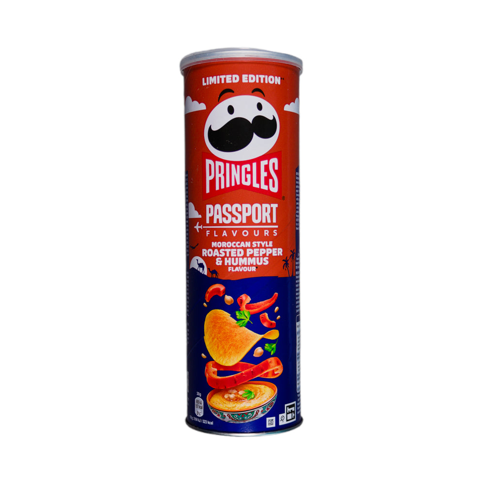 Pringles Passport Flavours Moroccan Style Roasted Pepper & Hummus Flavour 165g