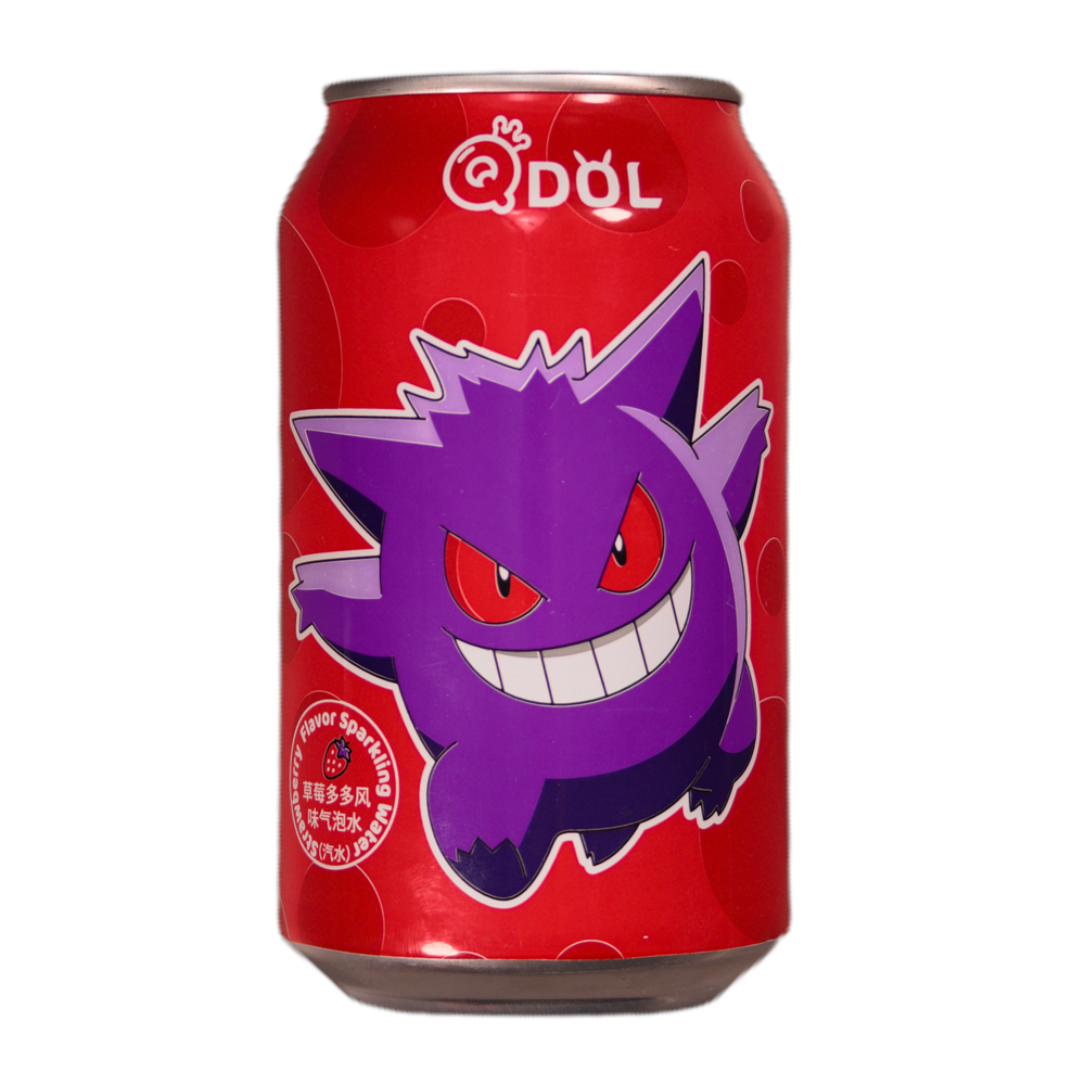 Qdol Pokemon Strawberry Sparkling Water 330ml