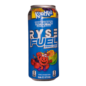 Ryse Fuel Energy Drink Koolaid Tropical Punch Zero Sugar 473ml