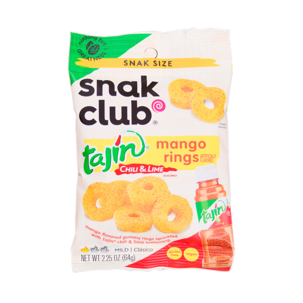 Snak Club Tajin Mango Rings 64 g