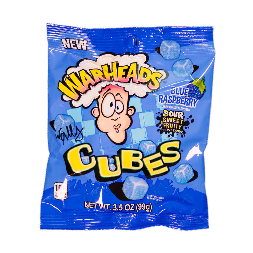 Warheads Cubes Blue Raspberry 99g