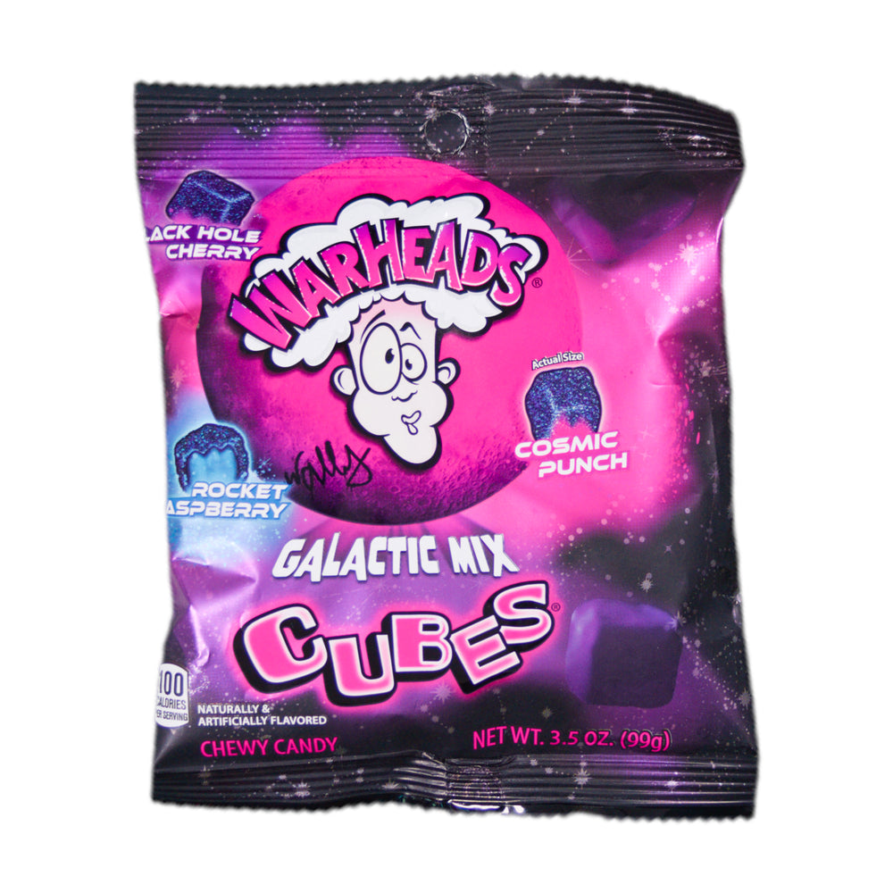 Warheads Cubes Galactic Mix Bag 99g