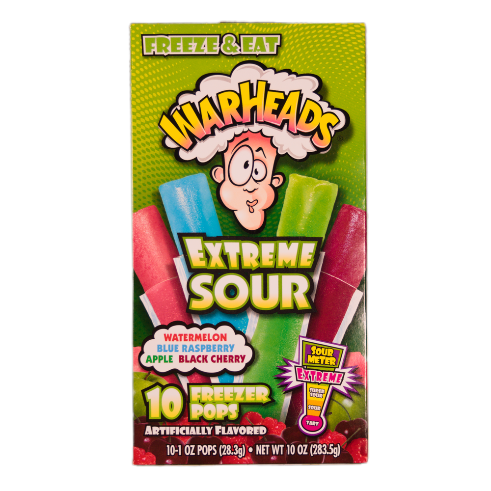 Warheads Extreme Sour Freezer Pops 283,5g