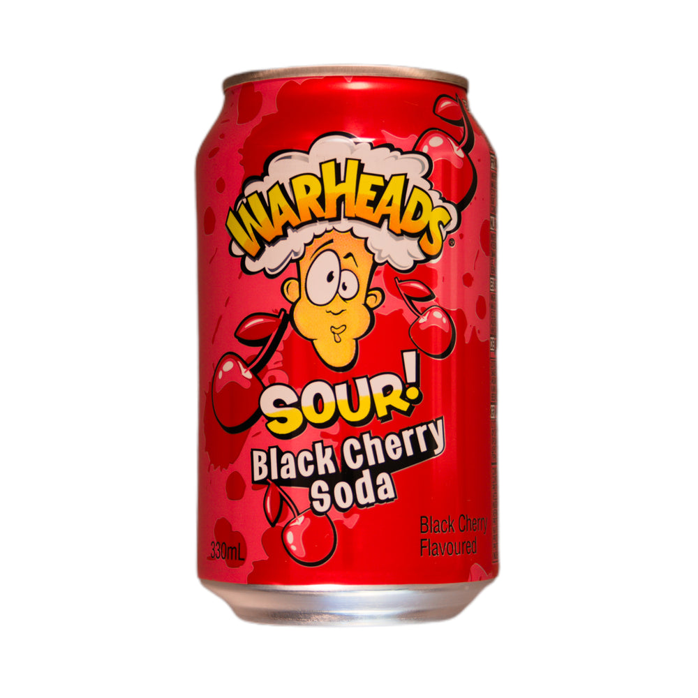 Warheads Sour Black Cherry Soda 330ml