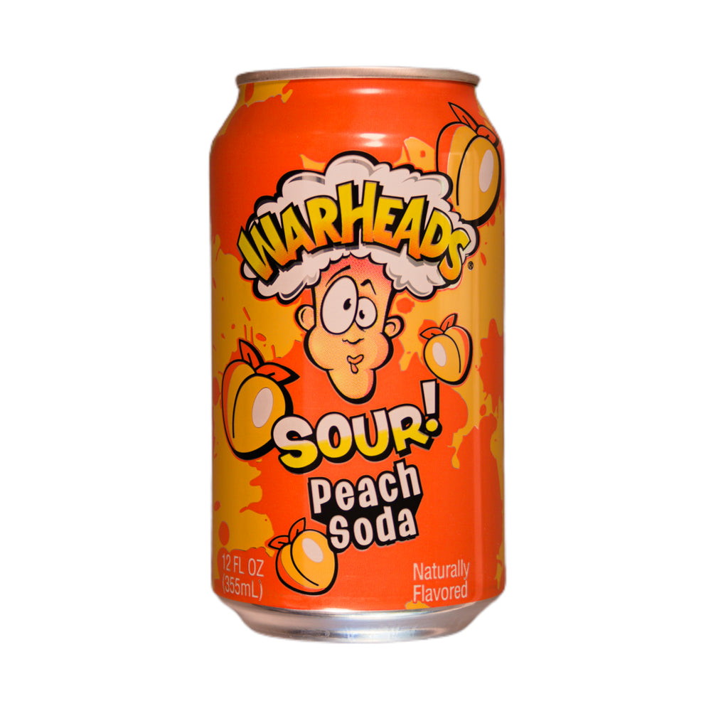 Warheads Sour Peach Soda 355ml